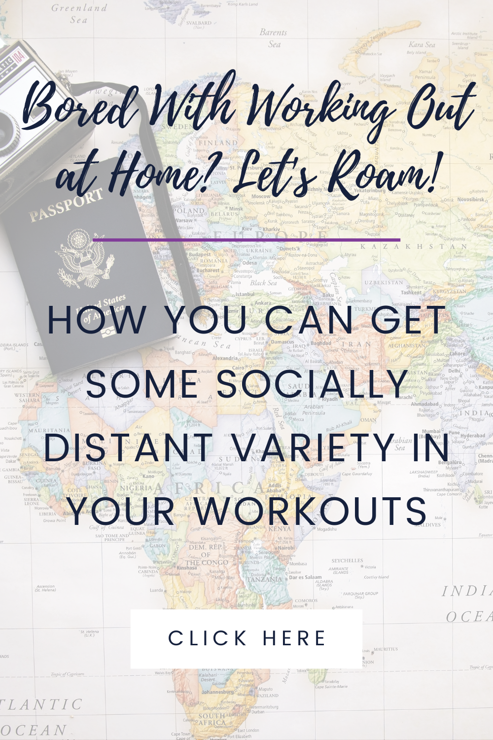 Bored With Working Out at Home? Let's Roam!
