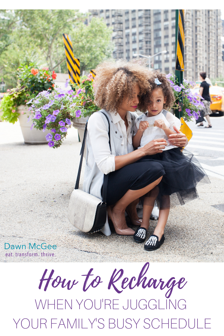 How to Recharge When You're Juggling Your Kids' Schedules