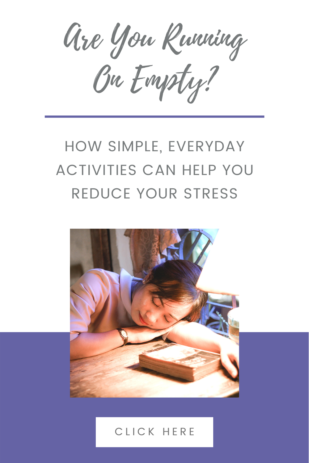 Are You Running On Empty?