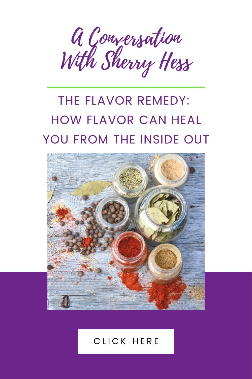 The Flavor Remedy: How Flavor Can Heal You From the Inside Out